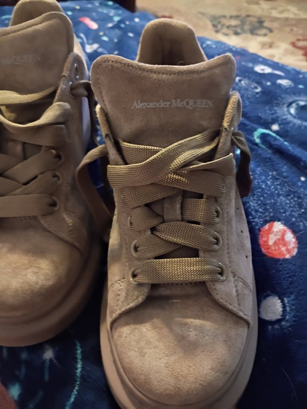 Alexander McQueen suede sneakers